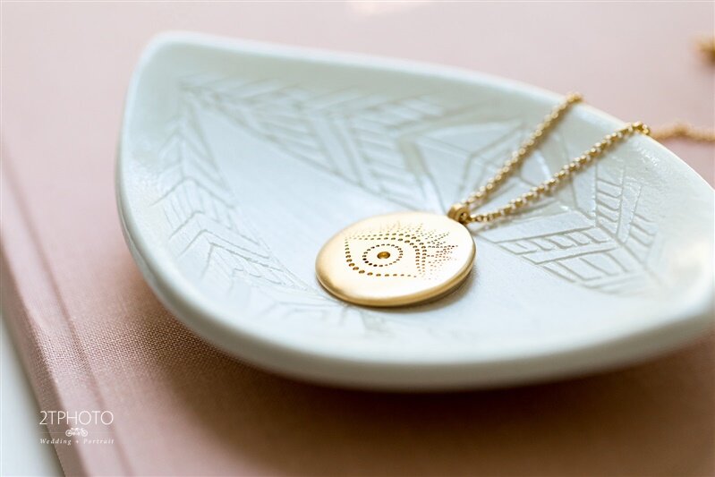 NAZAR DISC NECKLACE