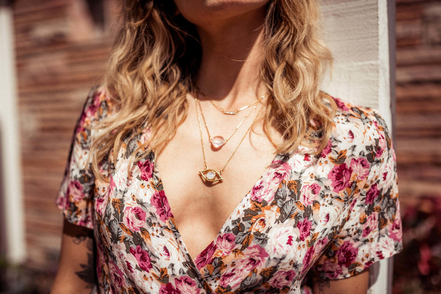 NAZAR GEMSTONE NECKLACE