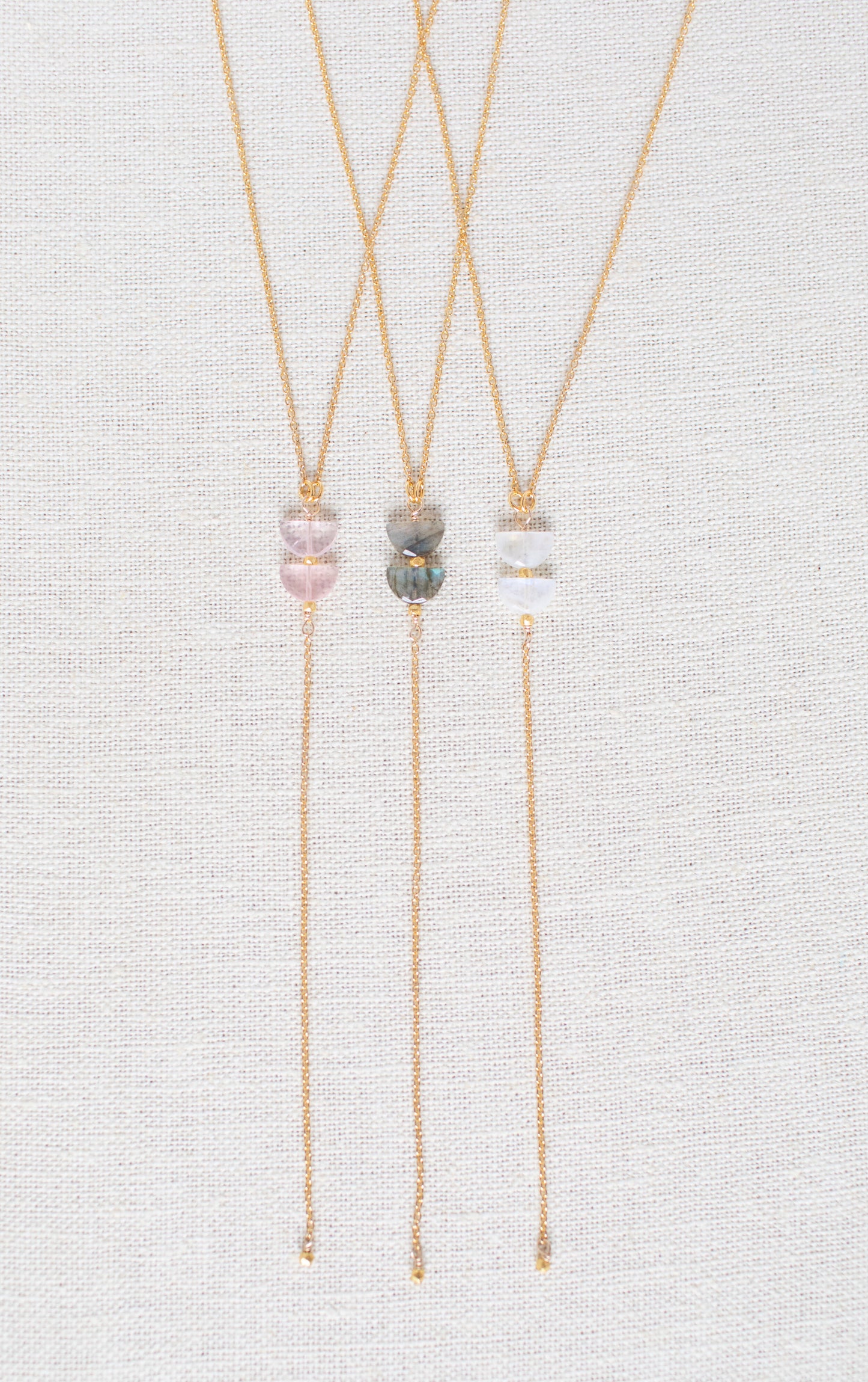 STACKED LUNAR NECKLACE