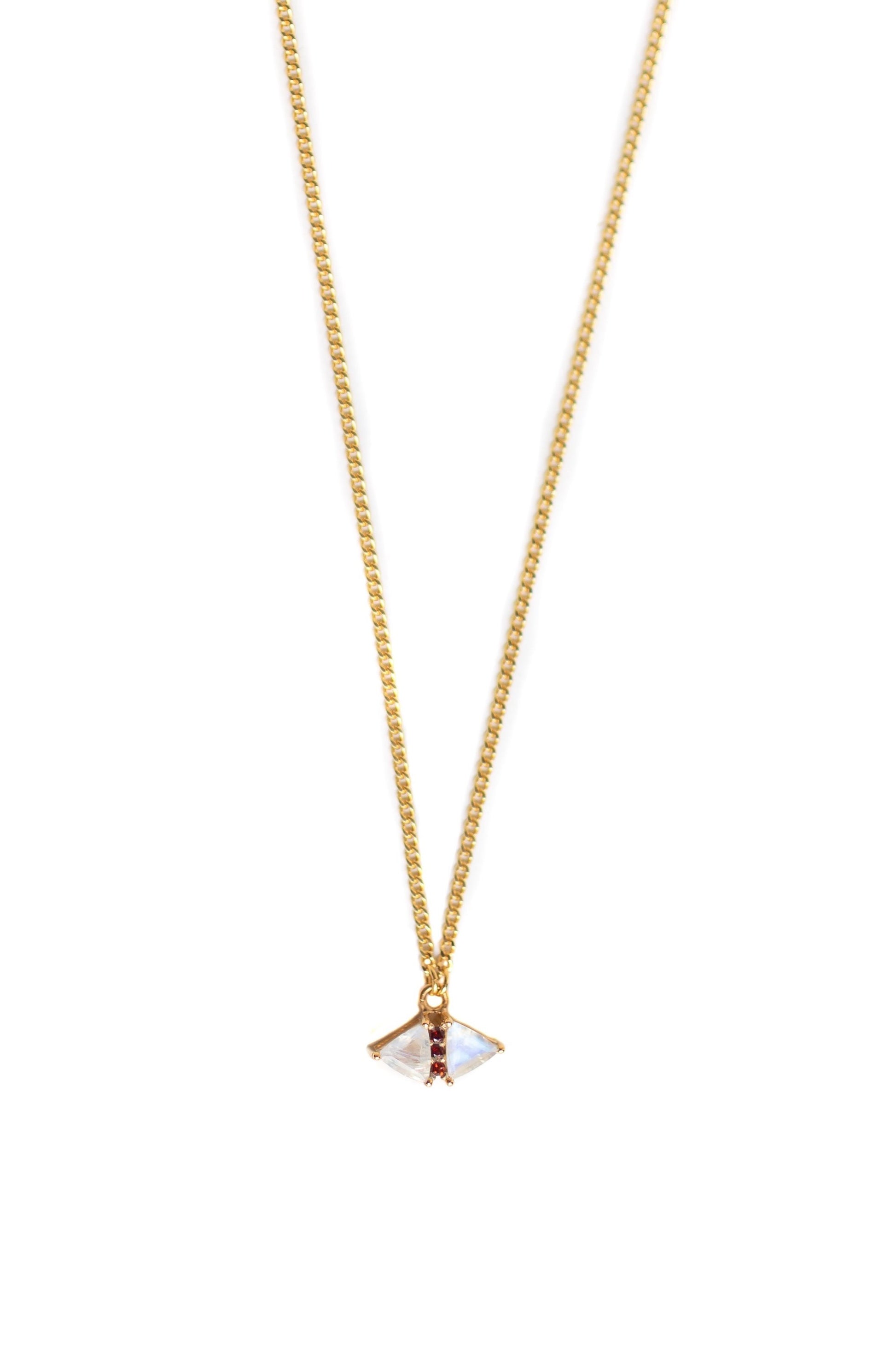 EAST WEST TRIKON DROP NECKLACE