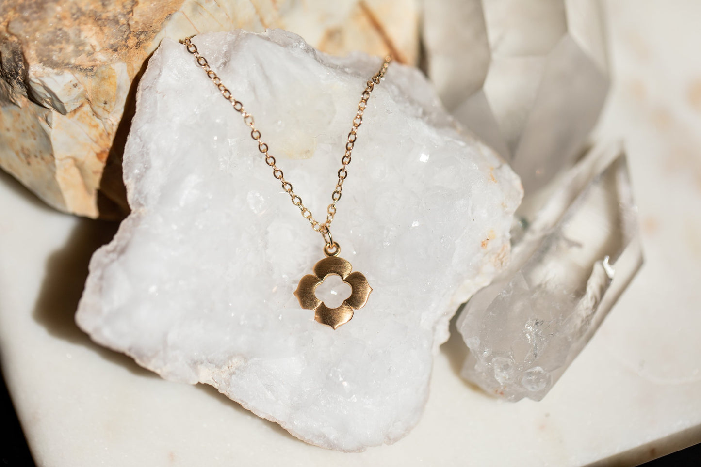 LOTUS QUAD NECKLACE